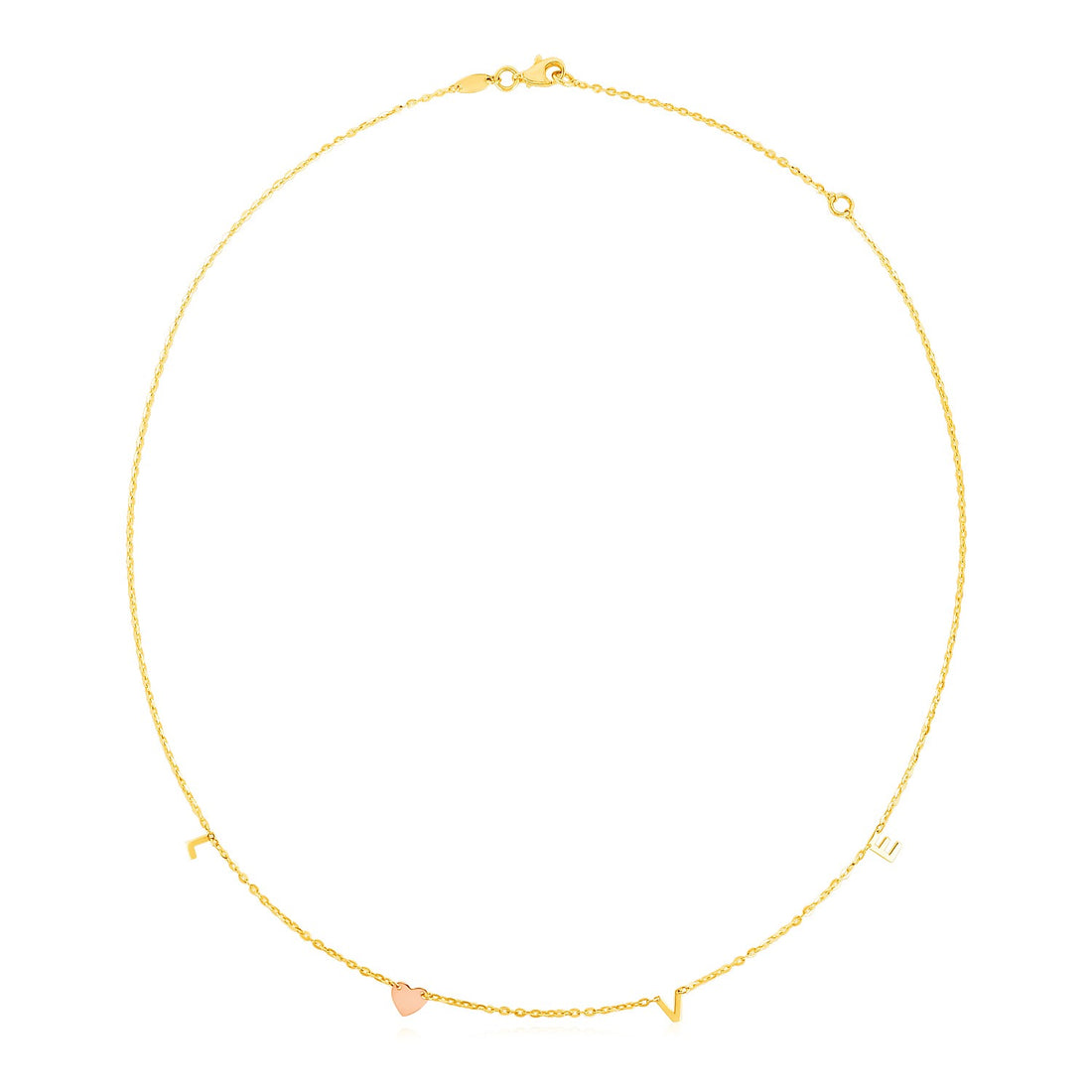 14k Rose Gold Heart Necklace | Cavero Jewelerz