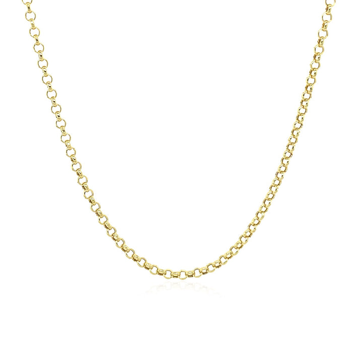 Cadena Rolo de Oro Amarillo de 10k (1,90 mm)