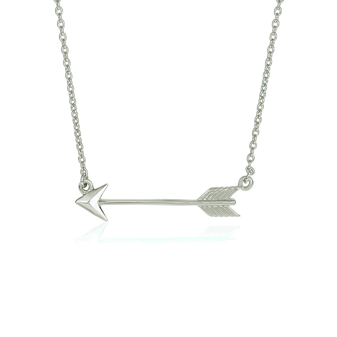 Collar con Flecha en Plata de Ley
