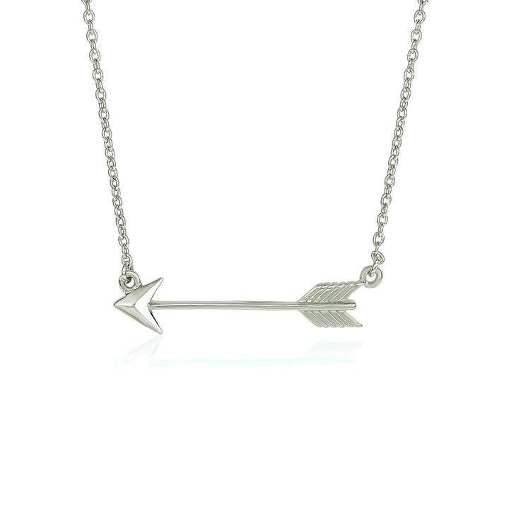 Collar con Flecha en Plata de Ley