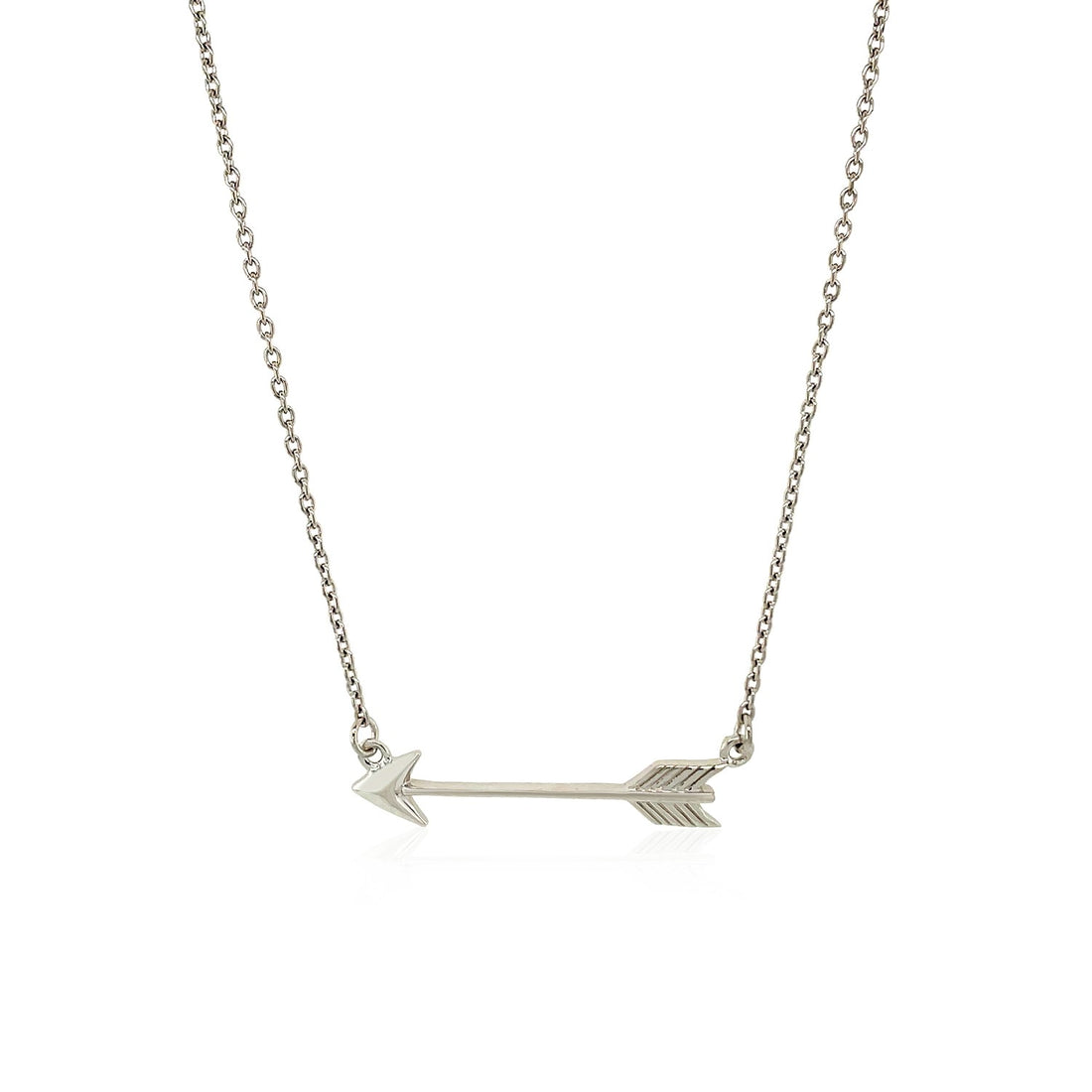 Collar con Flecha en Plata de Ley