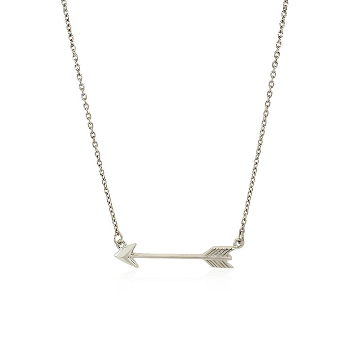 Collar con Flecha en Plata de Ley