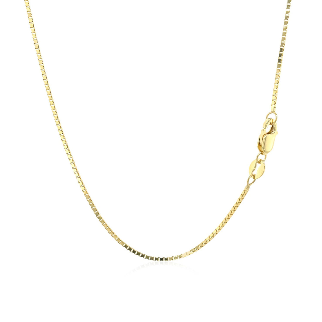 Cadena clásica de oro amarillo de 10 k (0,94 mm)