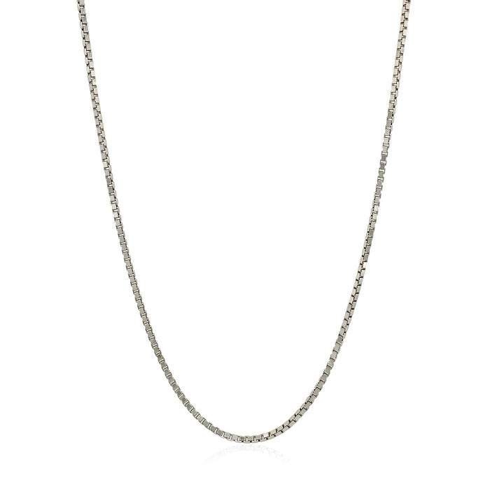 Cadena de caja ajustable de plata de ley de 1,4 mm (1,40 mm)