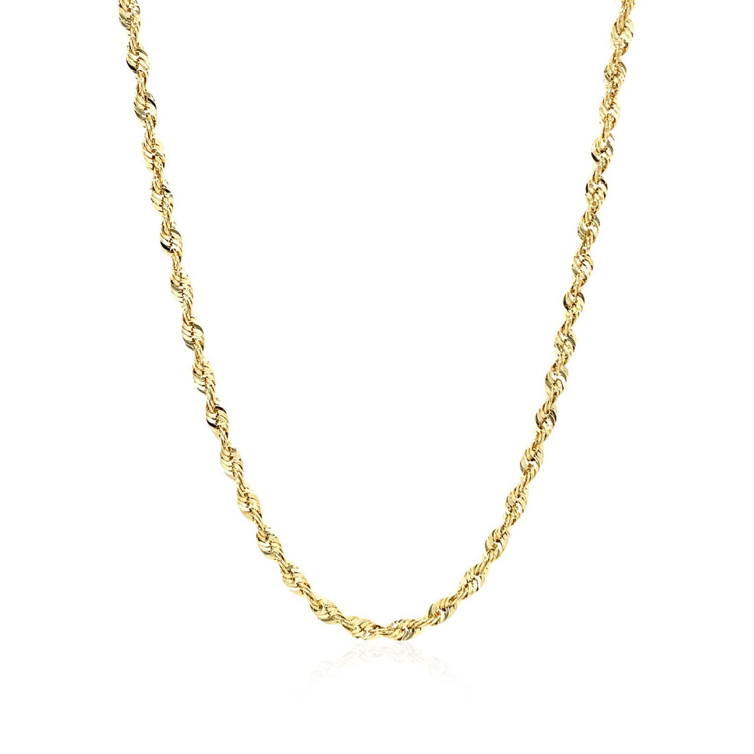 Cadena de eslabones Lite de oro amarillo de 10 quilates (2,50 mm)