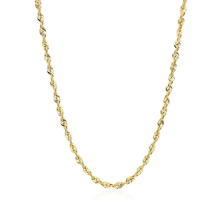 Cadena de eslabones Lite de oro amarillo de 10 quilates (2,50 mm)