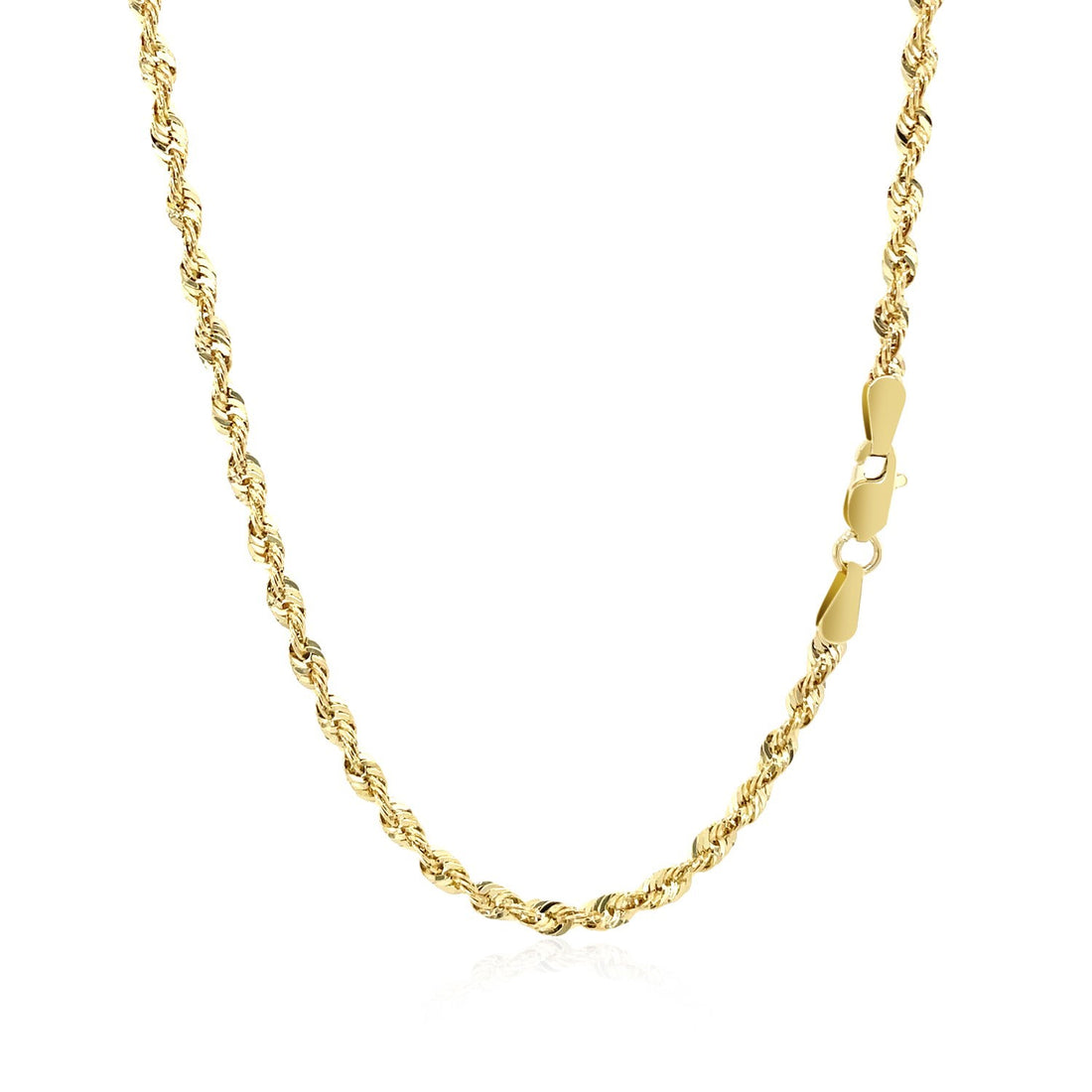 Cadena de eslabones Lite de oro amarillo de 10 quilates (2,50 mm)