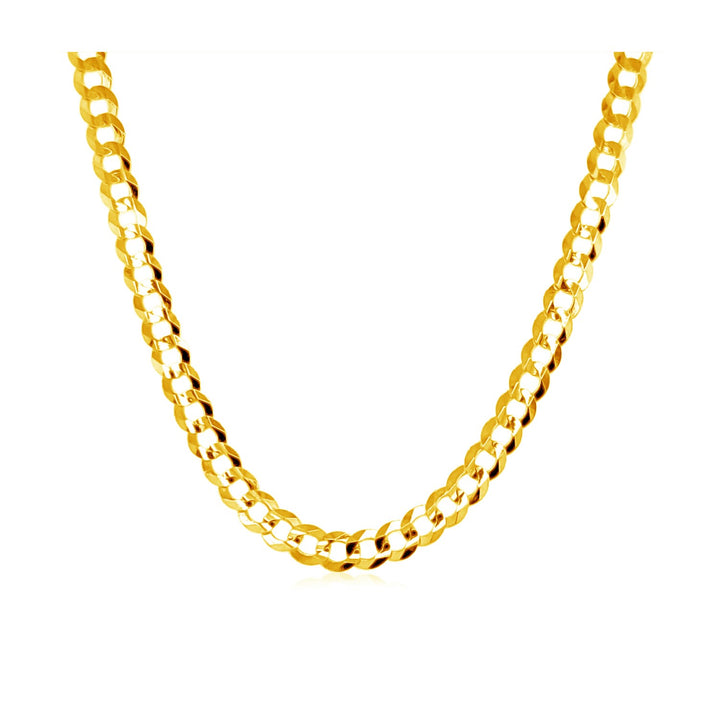 Cadena de eslabones de oro amarillo de 10 k (3,60 mm)