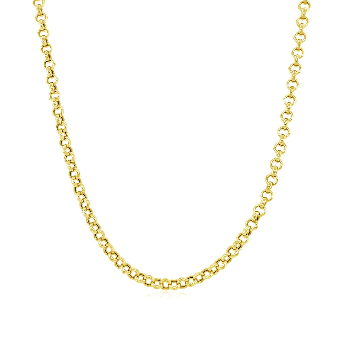 Cadena Rolo de Oro Amarillo de 10k (2,40 mm)