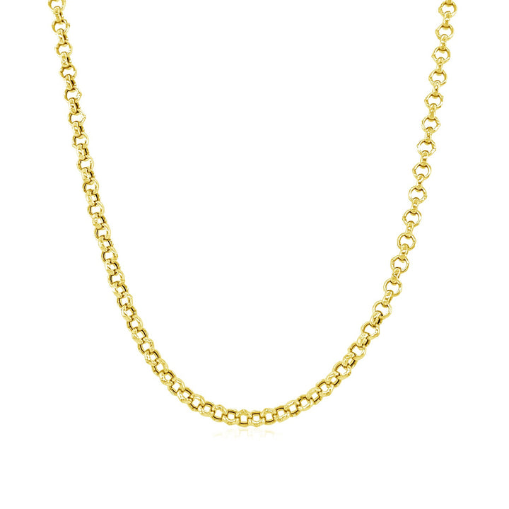 Cadena Rolo de Oro Amarillo de 10k (2,40 mm)