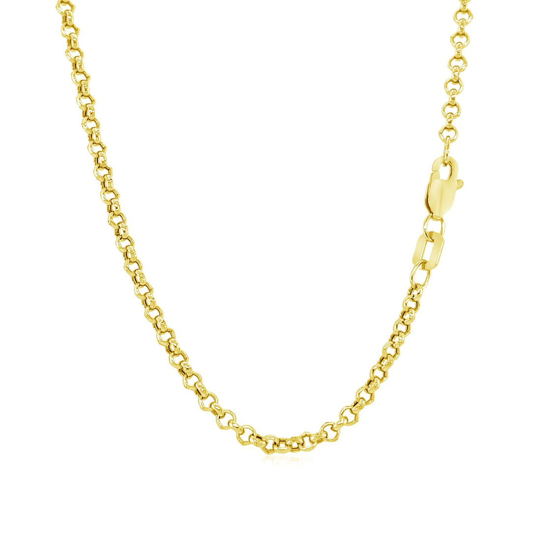 Cadena Rolo de Oro Amarillo de 10k (2,40 mm)
