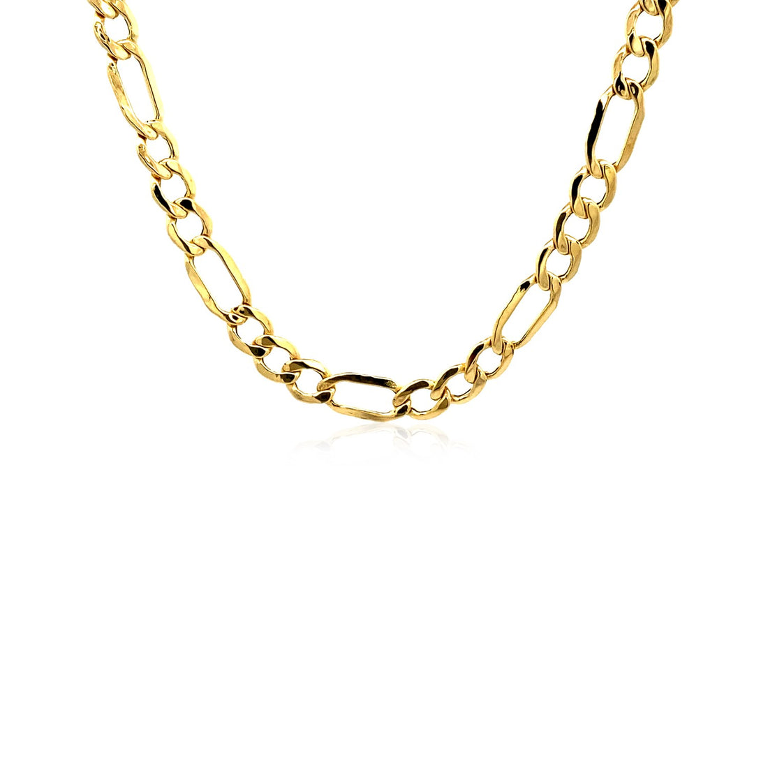 Cadena Figaro Lite de oro amarillo de 10 k (5,60 mm)