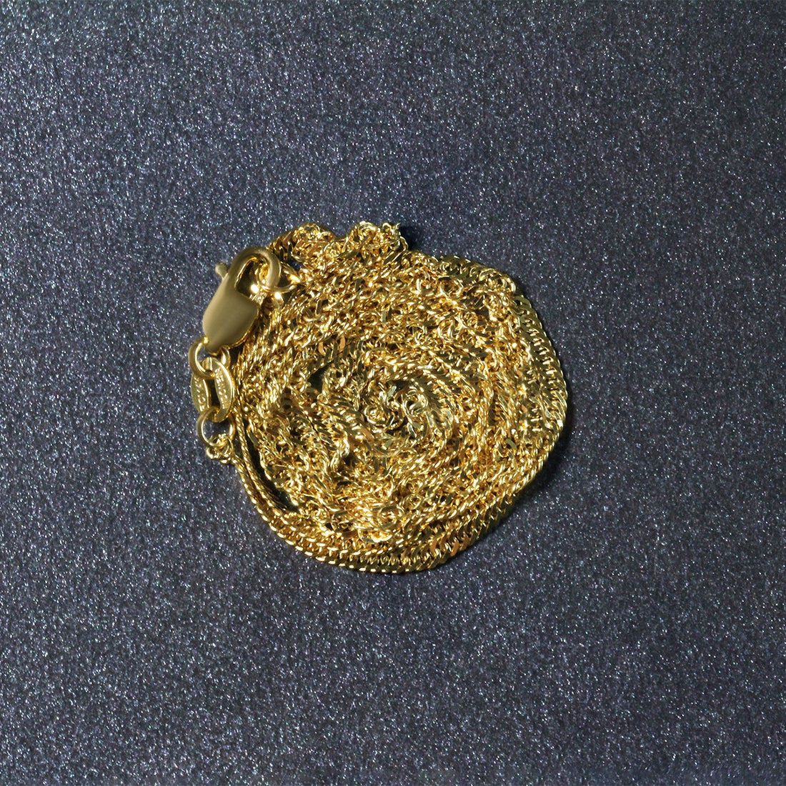 Cadena Singapur de oro amarillo de 10 k (1,80 mm)