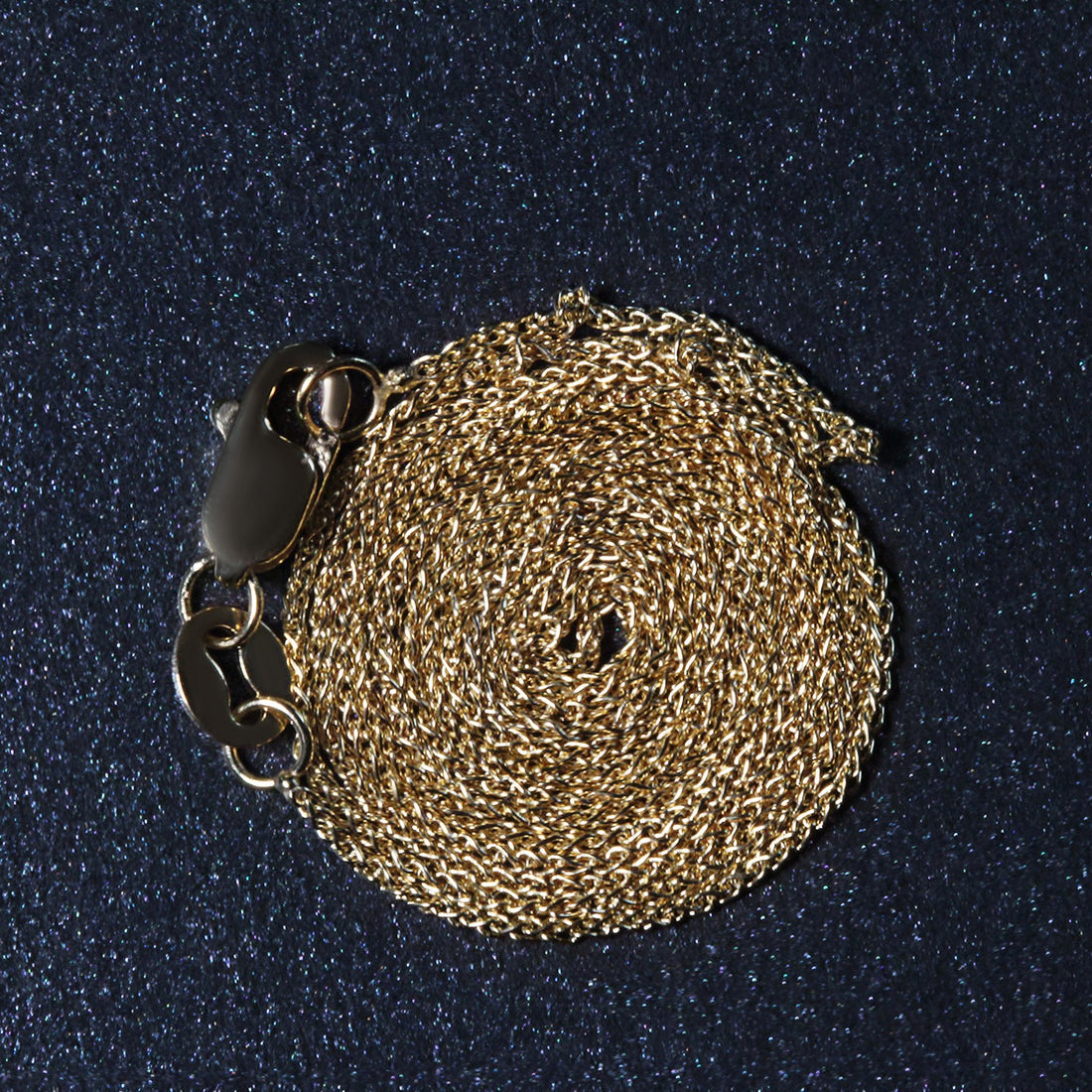 Cadena de espigas de trigo de oro amarillo de 10 k de 0,6 mm (0,60 mm)