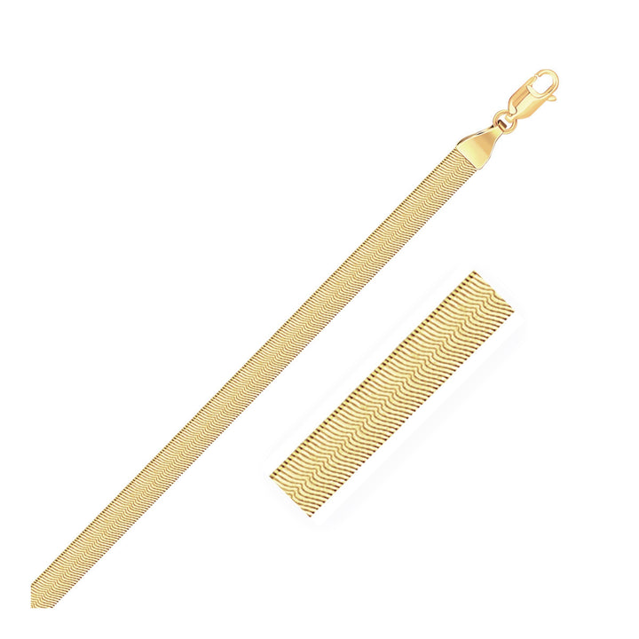 Cadena Imperial de Espiga en Oro Amarillo de 10k (3,80 mm)