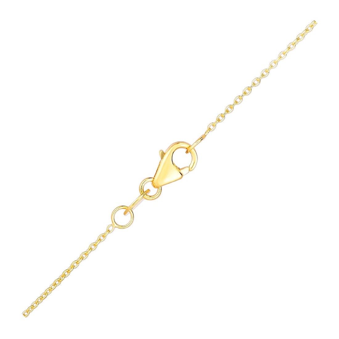 Colgante de oro amarillo de 14 k con moneda romana redonda
