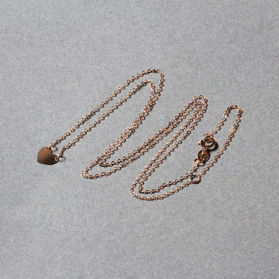 14k Rose Gold Heart Necklace | Cavero Jewelerz
