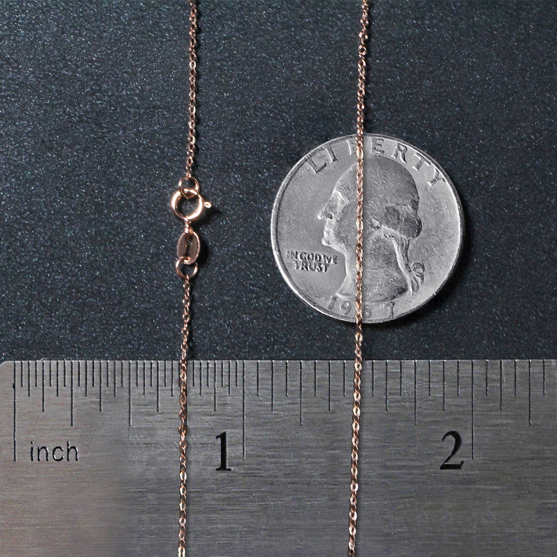 14k Rose Gold Heart Necklace | Cavero Jewelerz