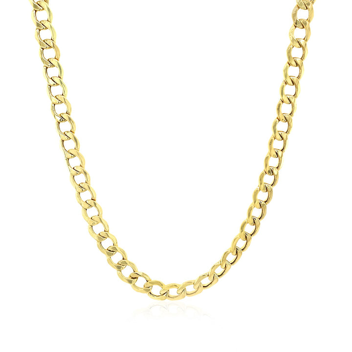 Cadena de eslabones de oro amarillo de 10 k (4,40 mm)