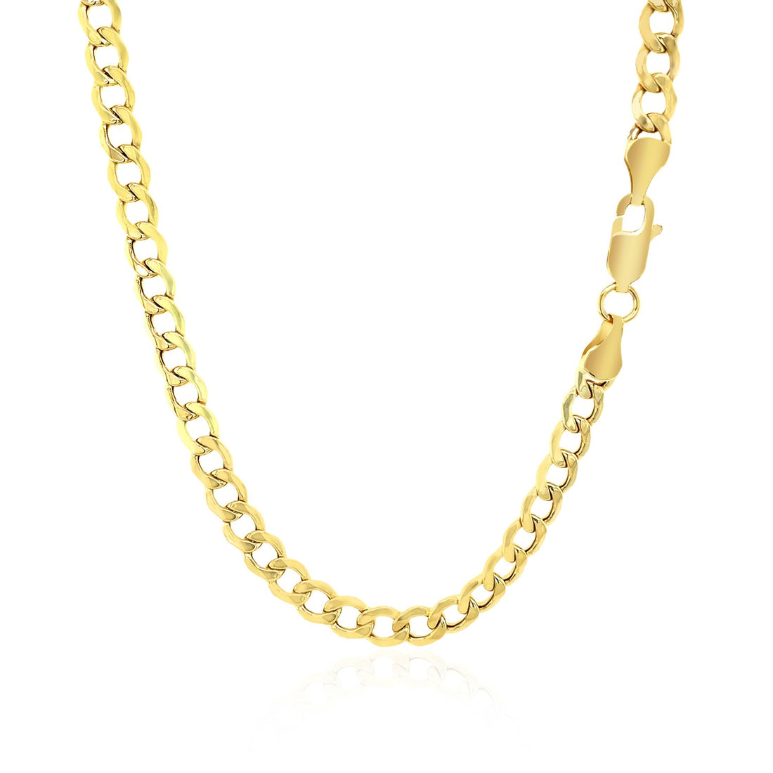 Cadena de eslabones de oro amarillo de 10 k (4,40 mm)