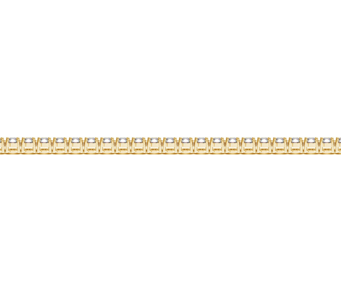 Lab Grown Round Diamond Tennis Bracelet in 14k Yellow Gold (3 cctw F/G  VS2/SI1)
