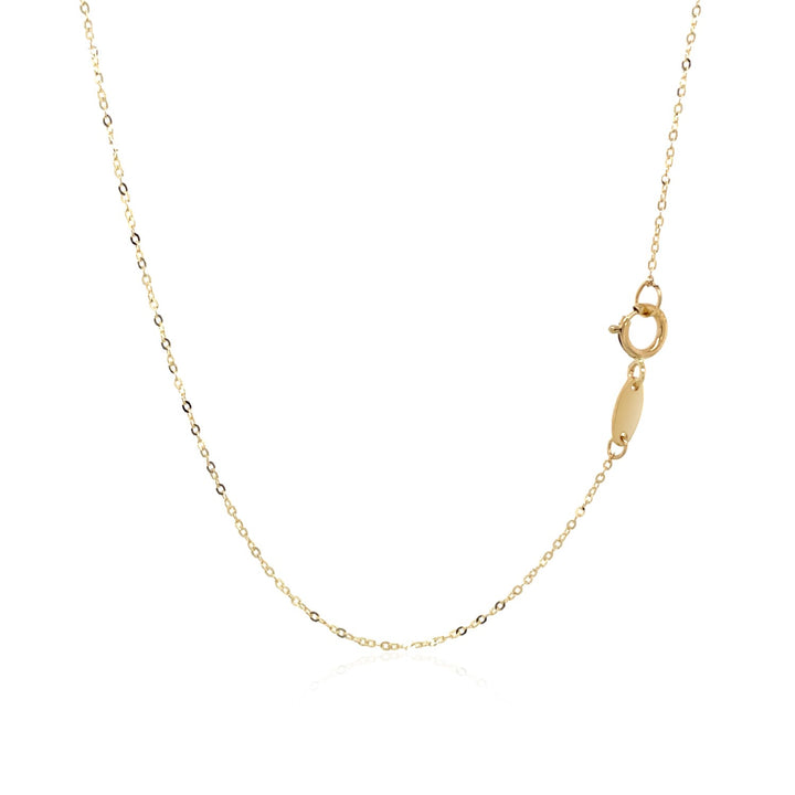 Colgante de oro amarillo de 14 k con símbolo de Claddagh