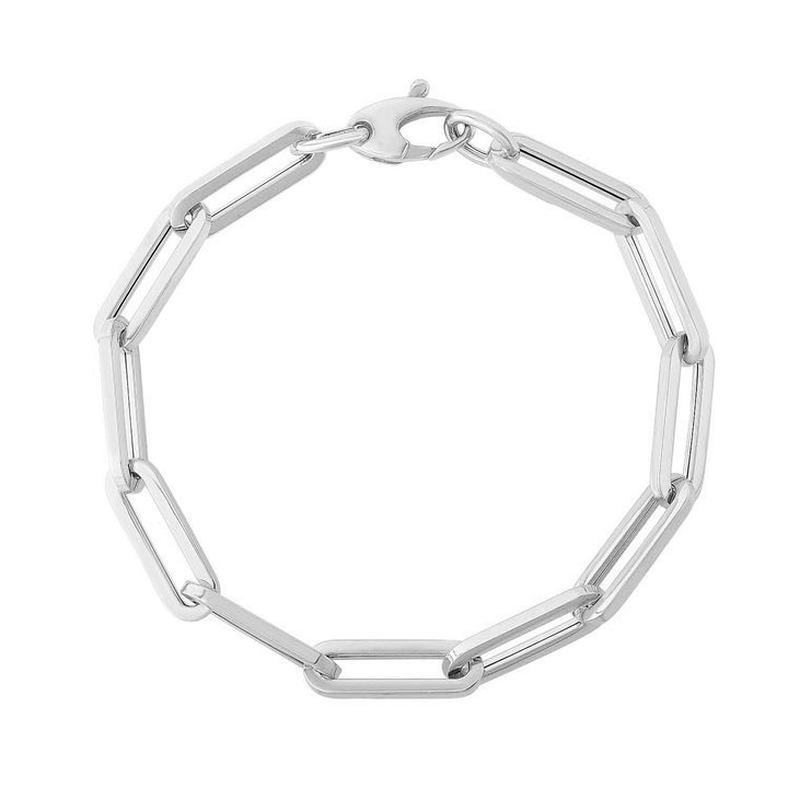 14K White Chain Bracelets for Men & Women | Cavero Jewelerz

