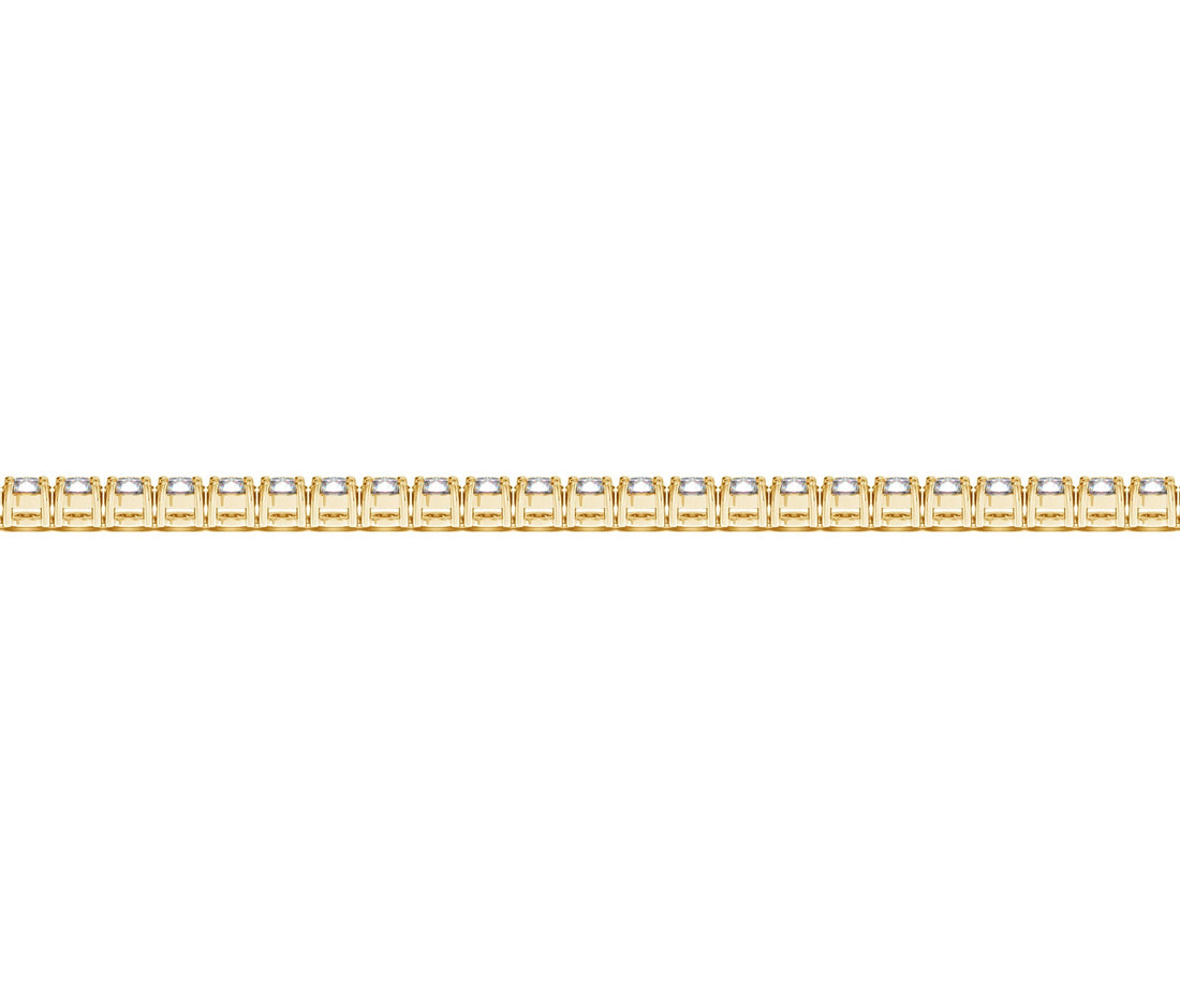 Lab Grown Round Diamond Tennis Bracelet in 14k Yellow Gold (2 cctw F/G  VS2/SI1)