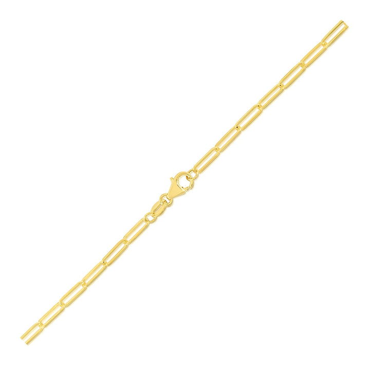 Pulsera de oro amarillo de 10 quilates con clip (2,50 mm)