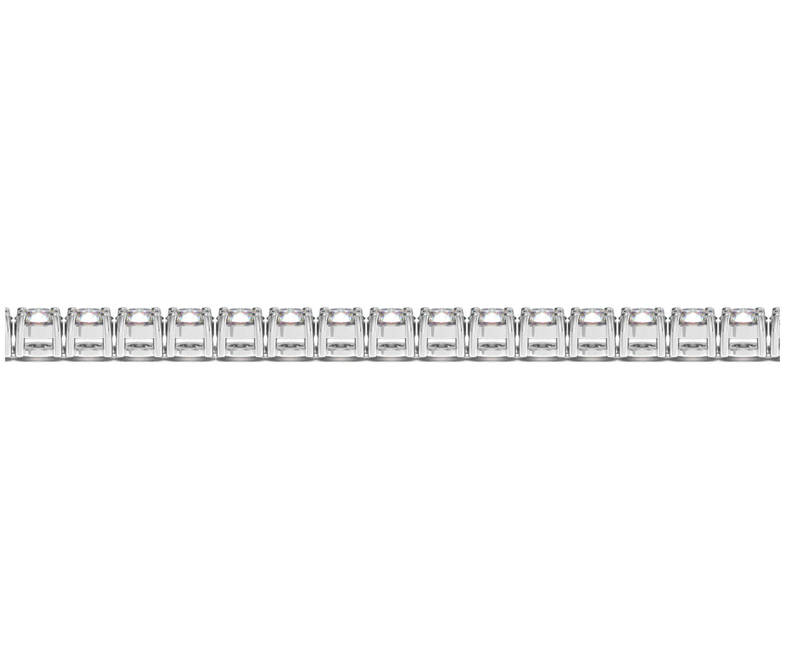 Lab Grown Round Diamond Tennis Bracelet in 14k White Gold (8 cctw F/G  VS2/SI1)