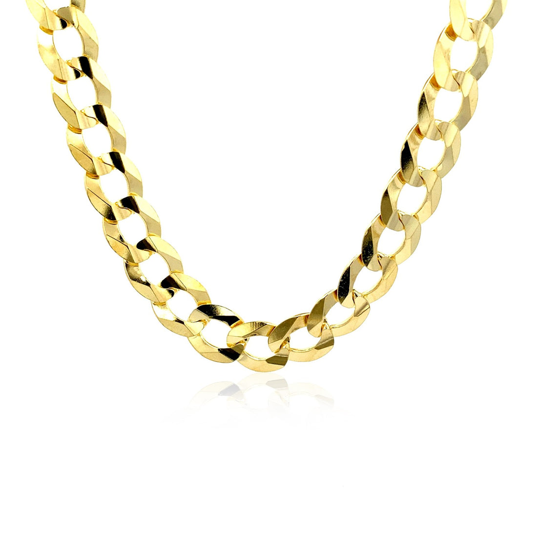 Cadena de eslabones macizos en oro amarillo de 14 k (11,23 mm)