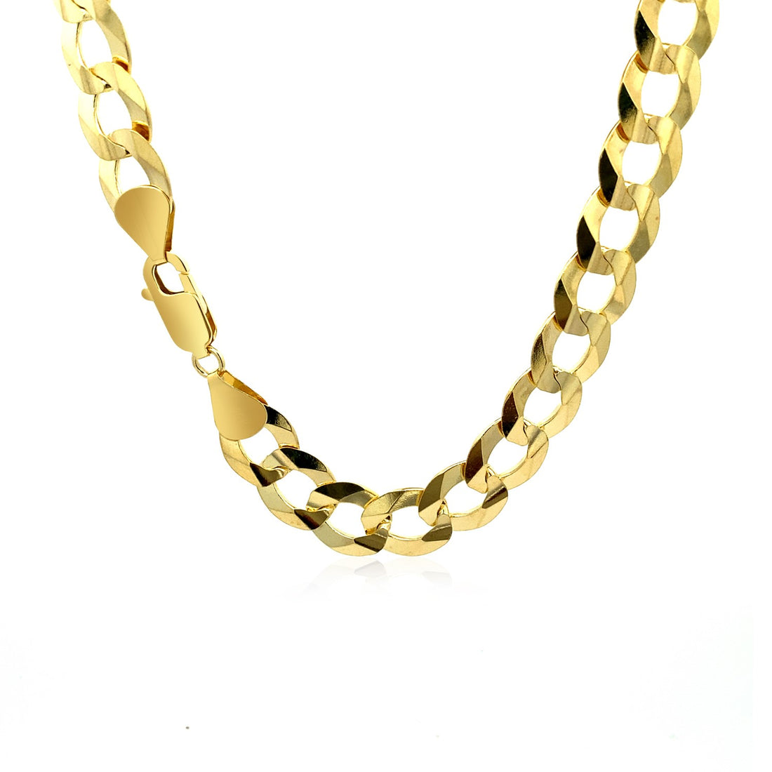 Cadena de eslabones macizos en oro amarillo de 14 k (11,23 mm)