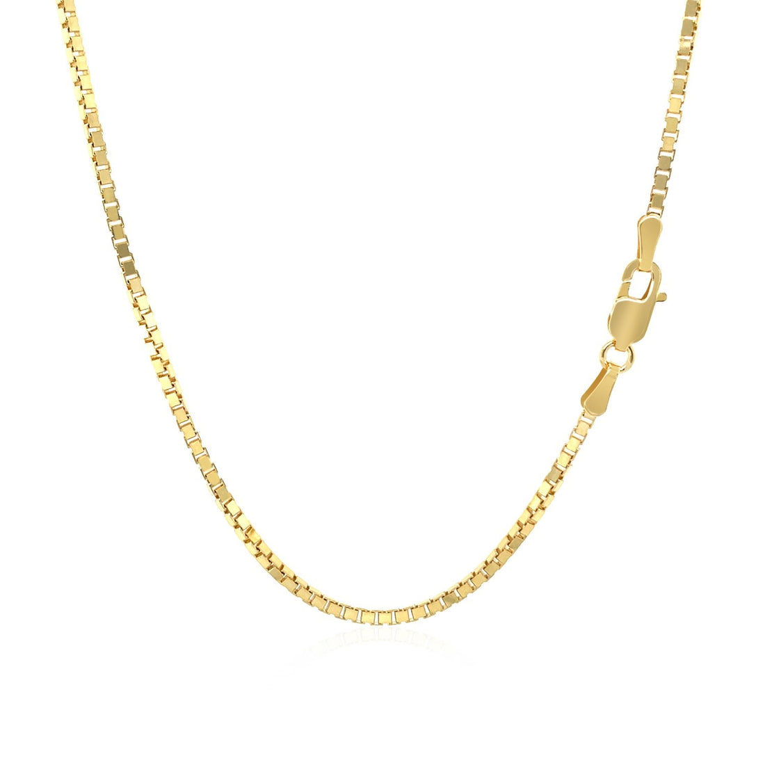 Cadena clásica de oro amarillo de 10 k (1,40 mm)